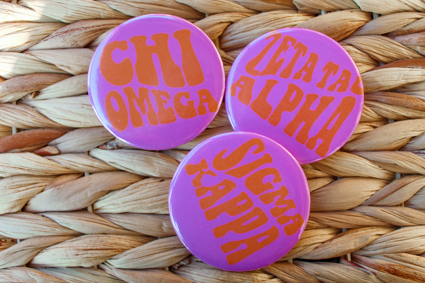 Sorority Pin Customizable - Clemson Inspired