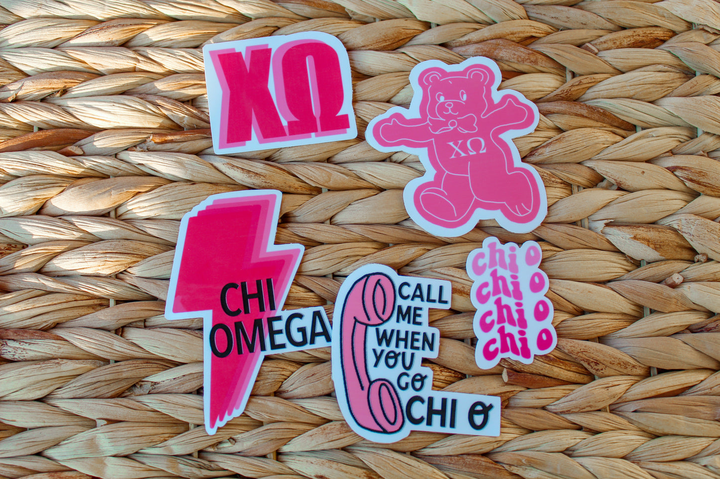 Pink Sorority Sticker Sets