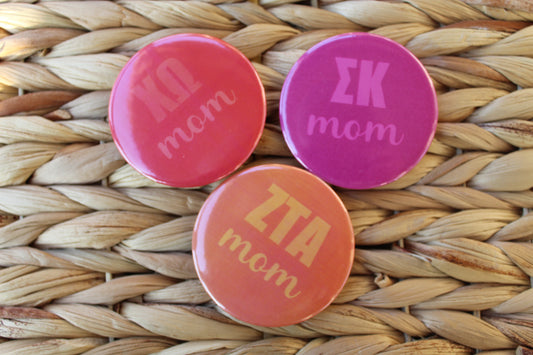 Mom and Dad Customizable Sorority Pin