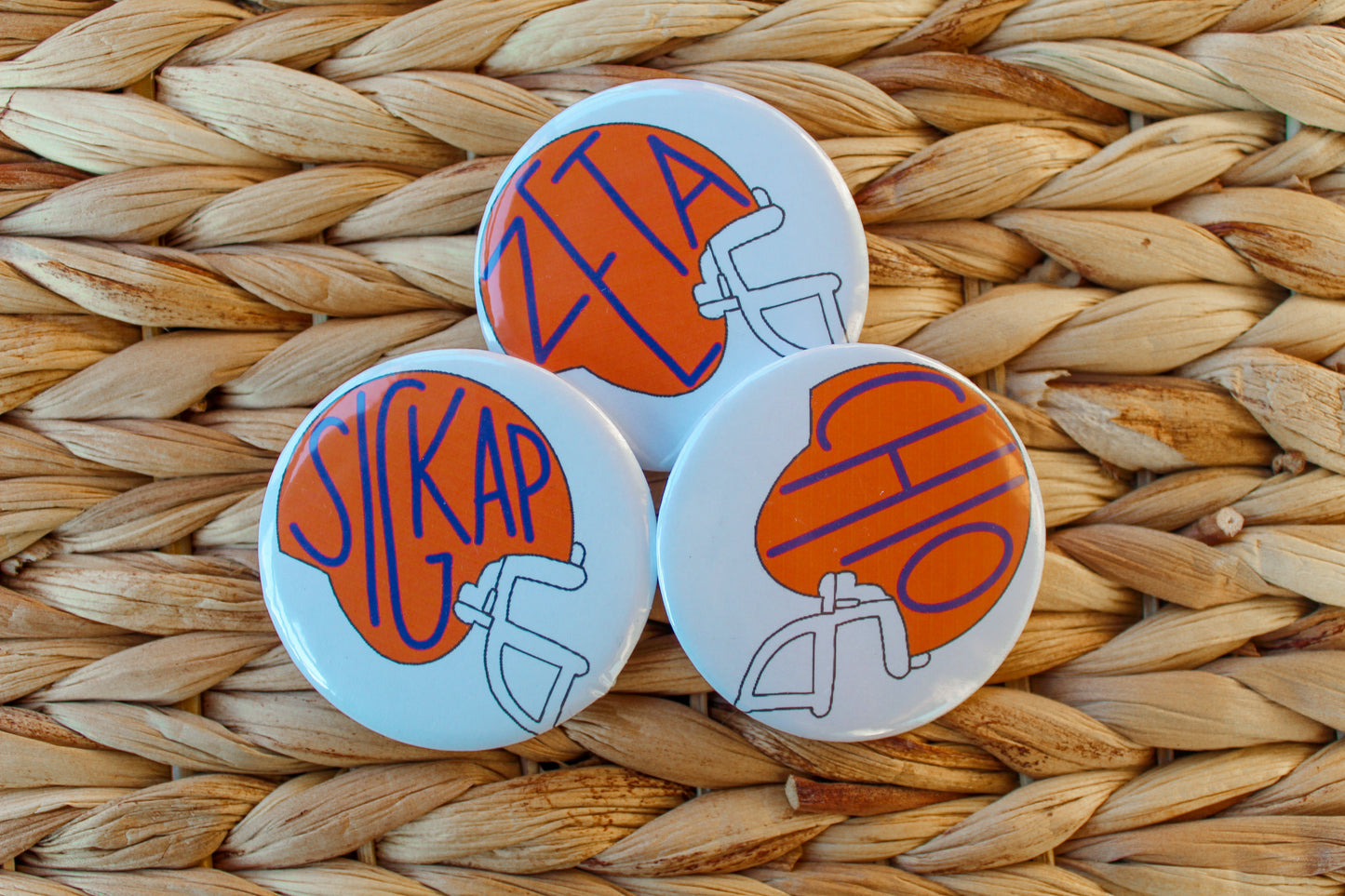 Football Helmet Sorority Pin
