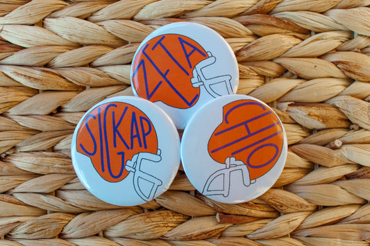 Football Helmet Sorority Pin