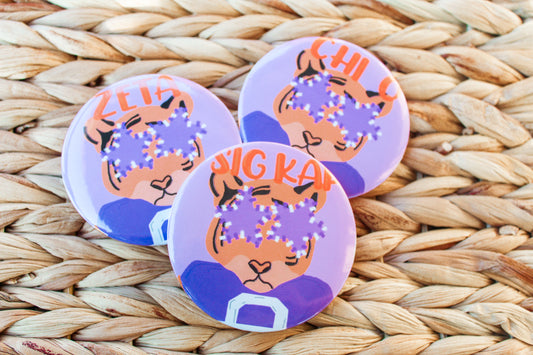 Tiger Sorority Pin - Clemson Inspired